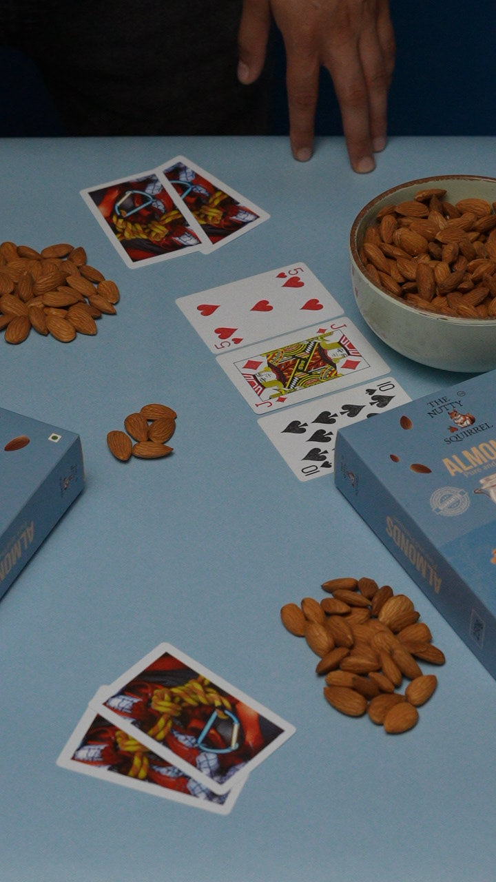 The Nutty Squirrel Almonds Pure and Premium, Protein Rich, Calcium, Iron, Vitamin E, 250g
